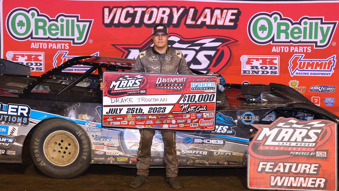 Official Summary of Results July 25, 2023 Davenport Speedway