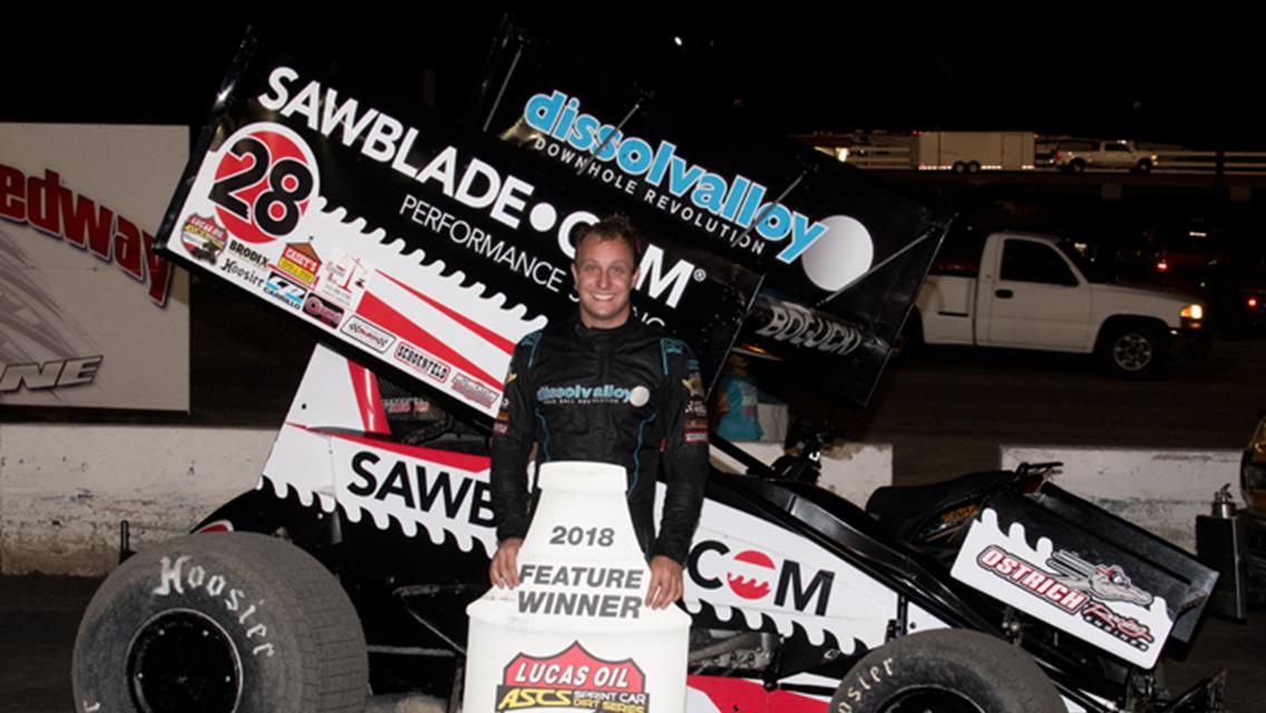 Scott Bogucki Breaks Through At The Devil’s Bowl With The Lucas Oil American Sprint Car Series