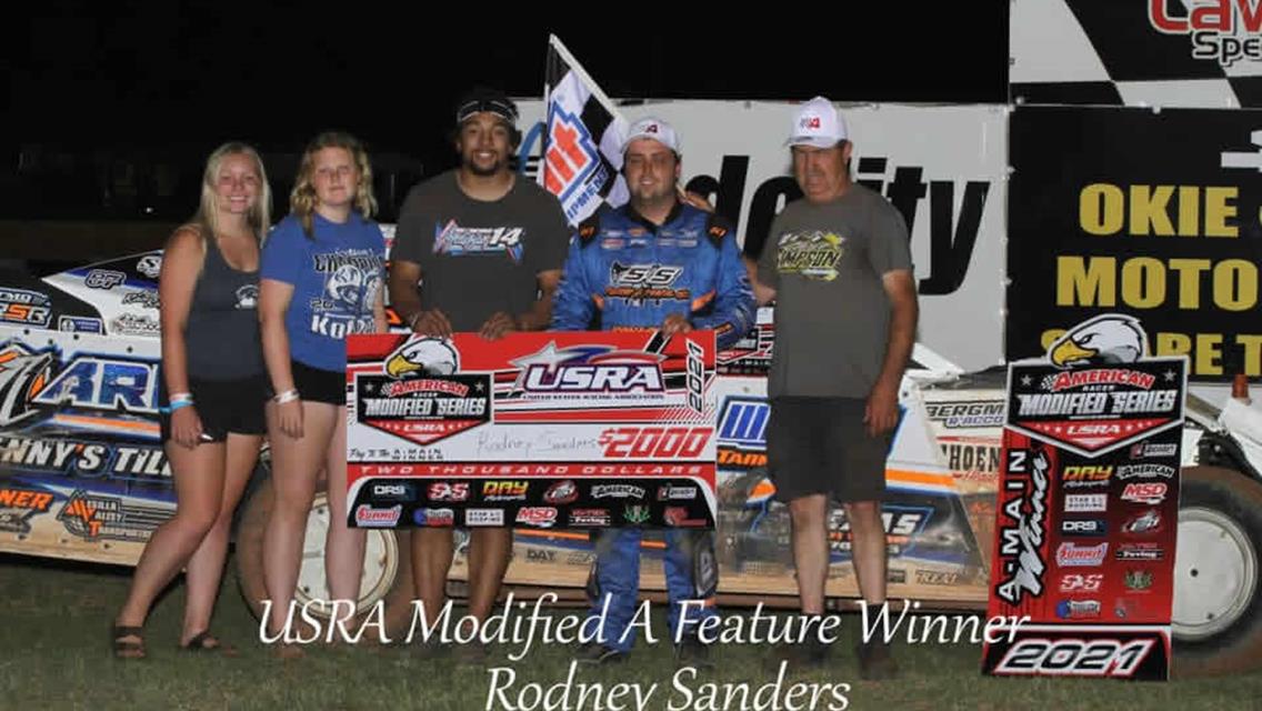 Rodney Sanders snags three-win weekend