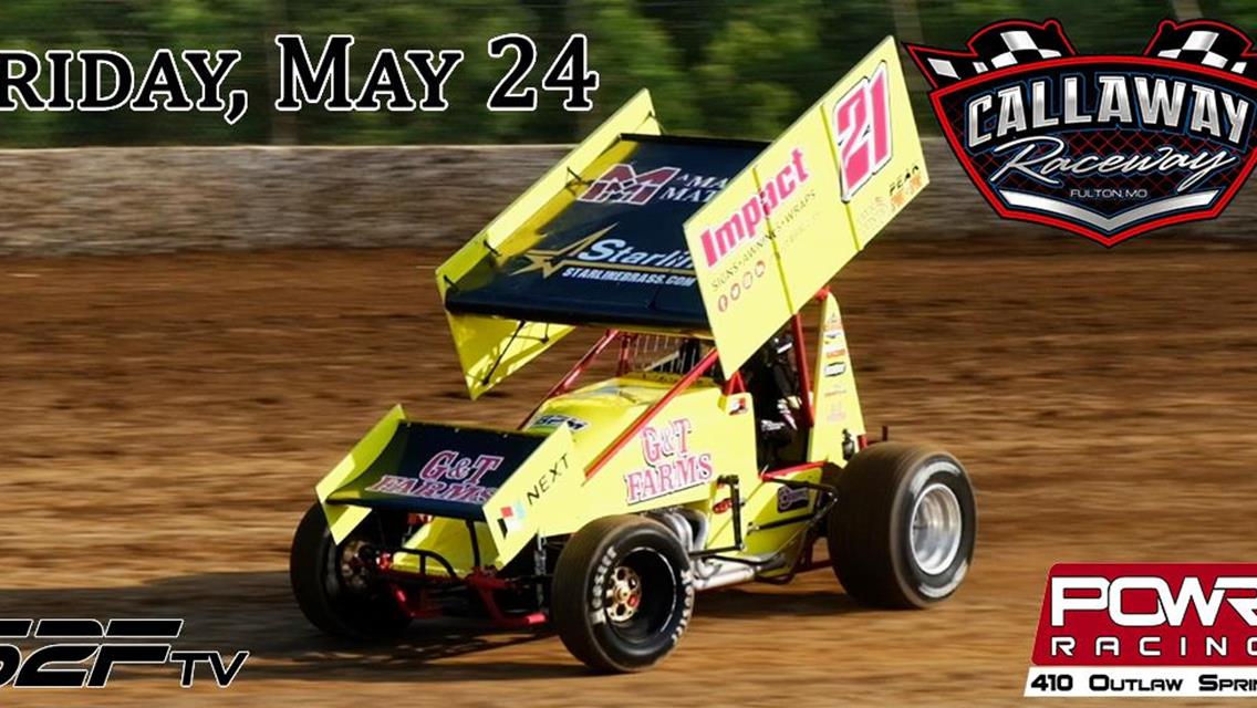 POWRi 410 Outlaw Sprints Set to Fly into Action for the Fulton Fling