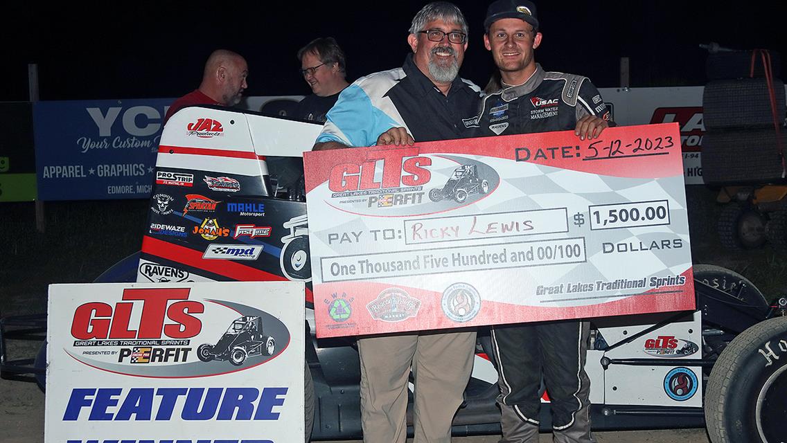 Lewis Charges from 10th to Win GLTS Feature at Crystal