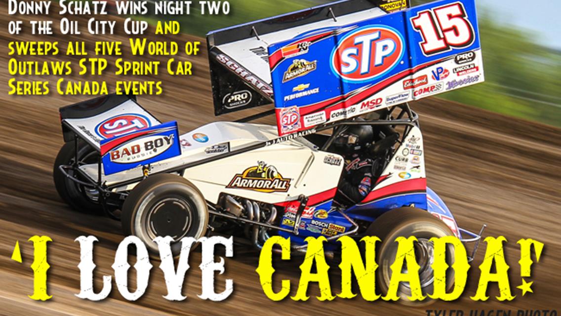 Schatz Sweeps Canada with Oil City Cup Win