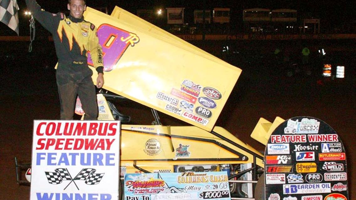 HAGAR &quot;ON FIRE&quot; IN O&#39;REILLY USCS SPEEDWEEK FINALE AT COLUMBUS SPEEDWAY