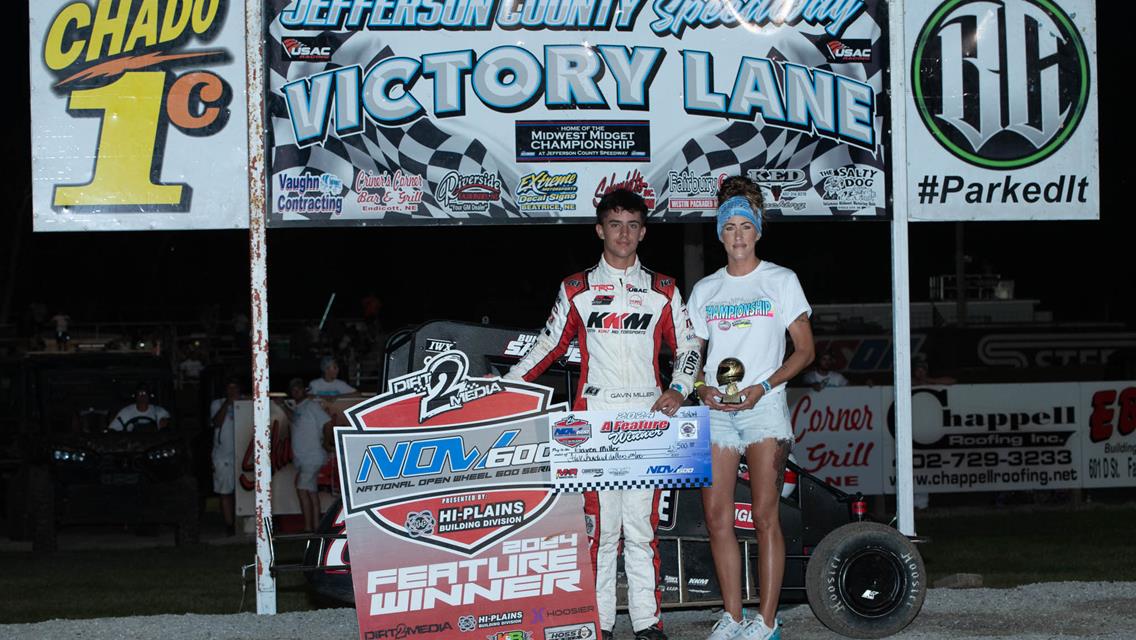 Gavin Miller Goes Back to Back at Jefferson County Speedway!
