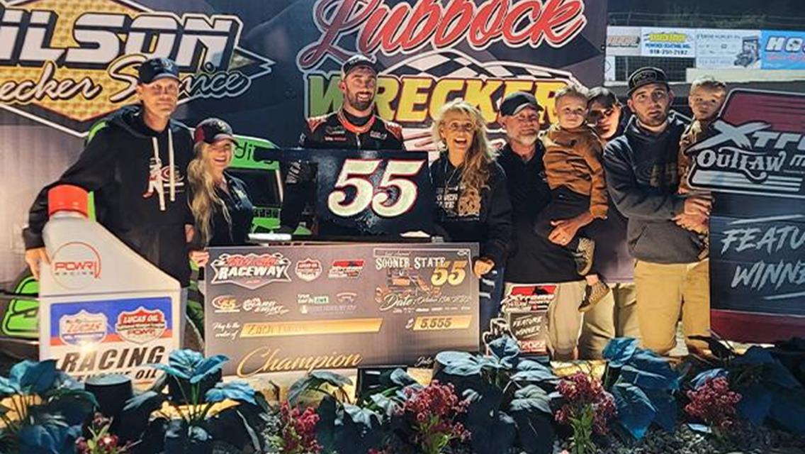 Zach Daum Wins with POWRi National &amp; West/Xtreme Midgets in DRC Sooner State 55