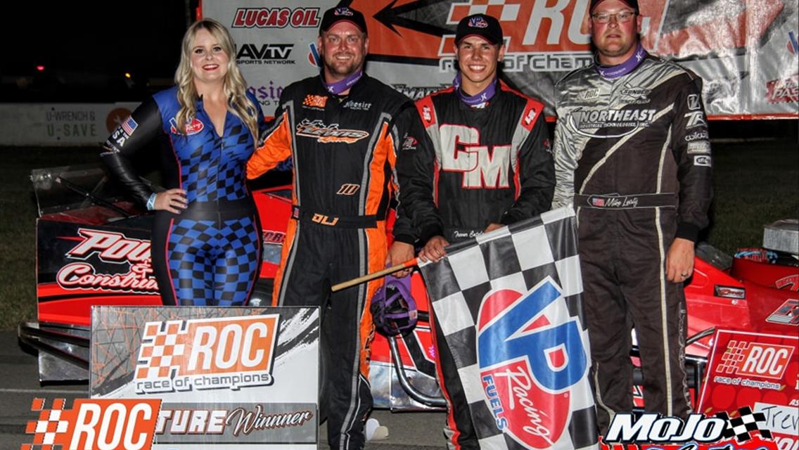 TREVOR CATALANO VISITS RACE OF CHAMPIONS SPORTSMAN MODIFIED VICTORY LANE  AT SPENCER SPEEDWAY