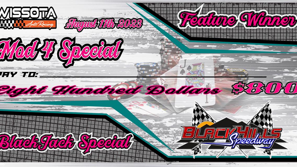 Wissota Mod 4 Black Jack Special $800 to Win!