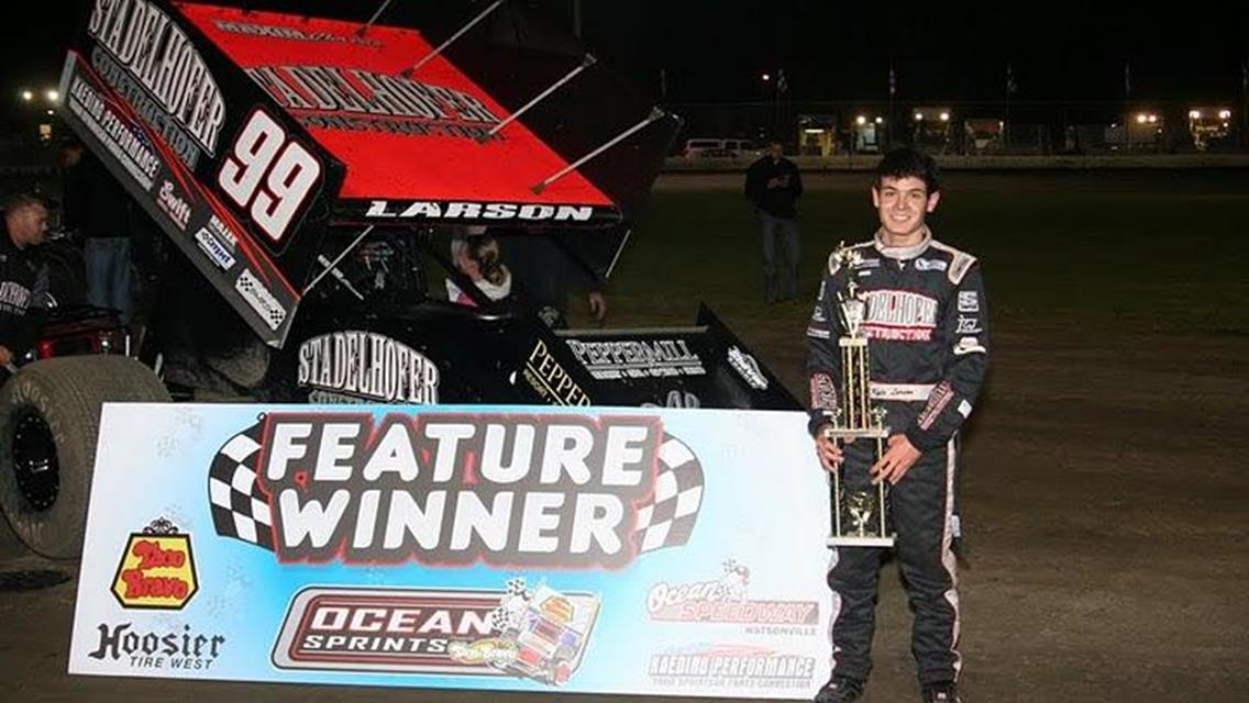 Kyle Larson grabs 1st Ocean Sprints win of year