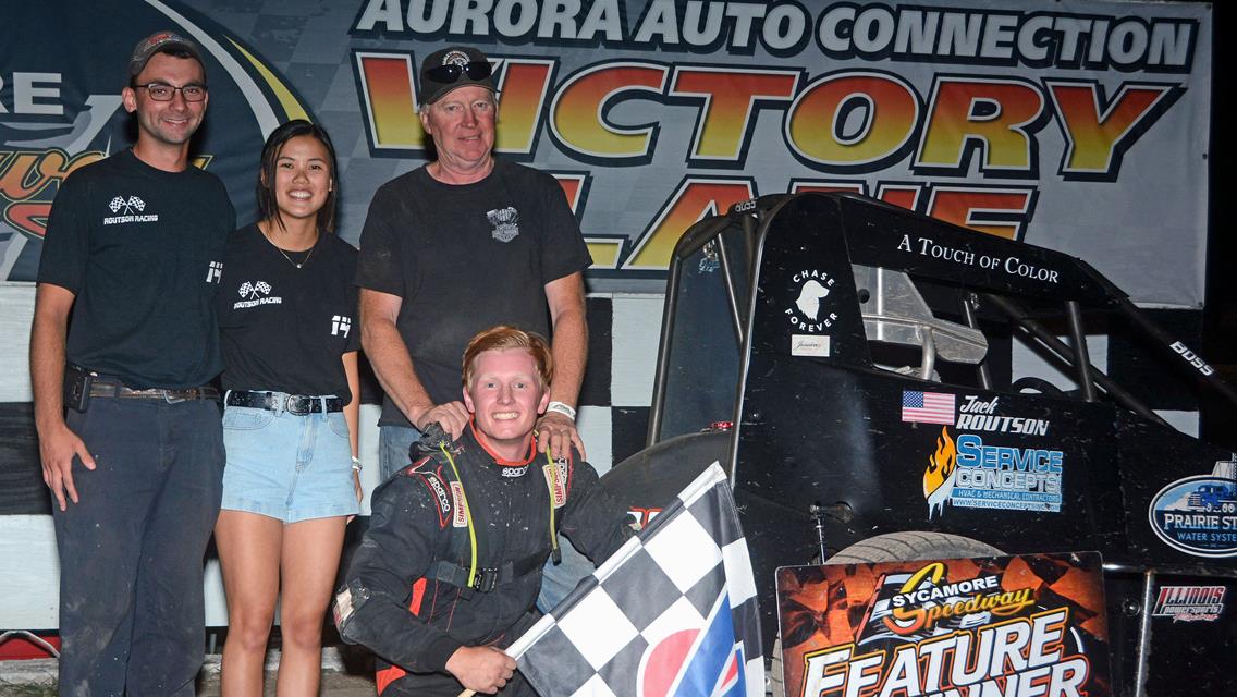 &quot;Routson continues Badger Midget hot streak with Sycamore victory&quot;    &quot;Fourth win increases points lead&quot;