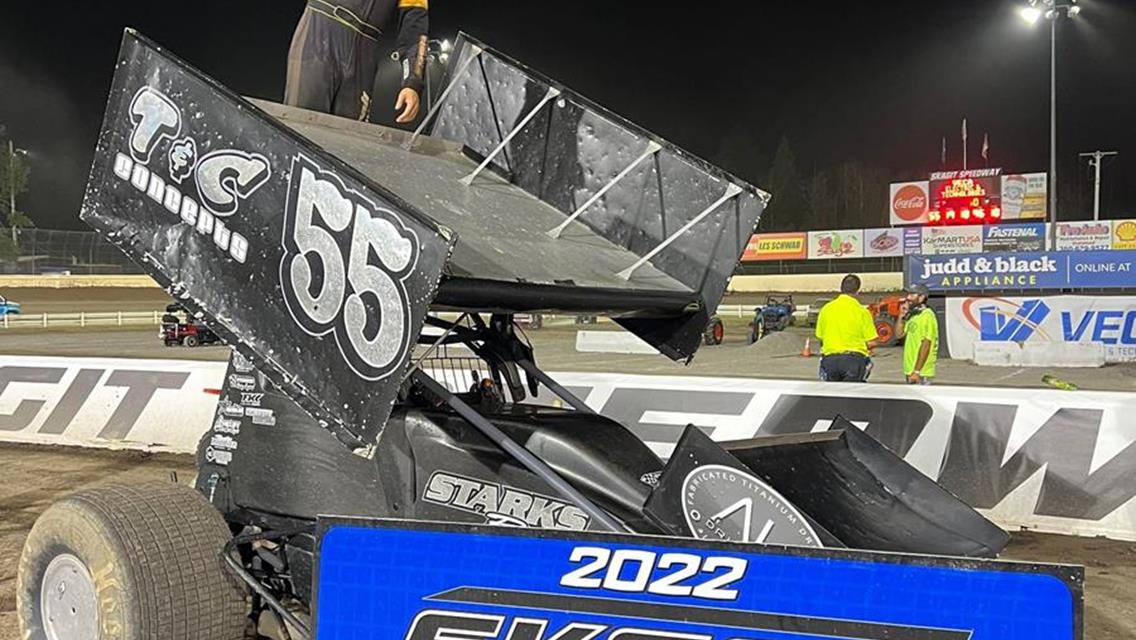 Starks Records Third Victory in July for Win No. 10 This Season