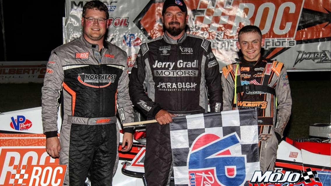 TONY HANBURY RETURNS TO RACE OF CHAMPIONS VICTORY LANE IN ROC SPORTSMAN COMPETITION AT 69TH ANNUAL SPENCER SPEEDWAY OPENER