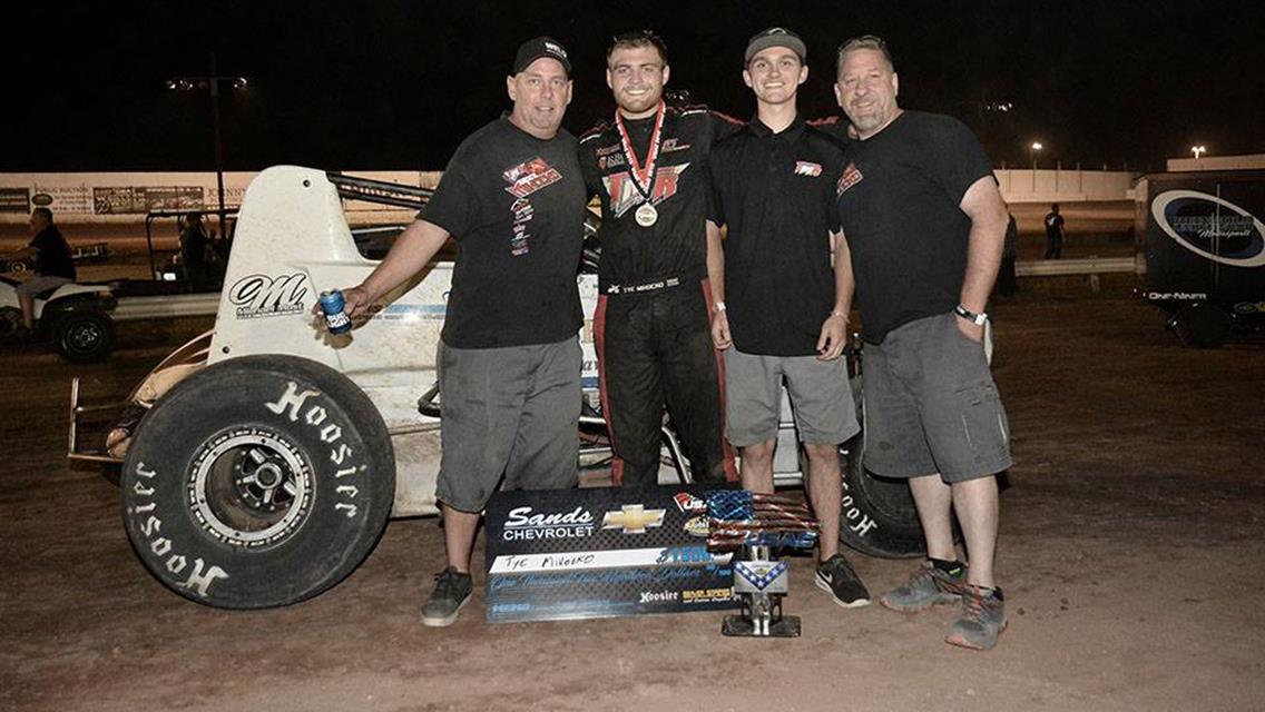 Tye Mihocko Scores First USAC Southwest Sprint Car Victory