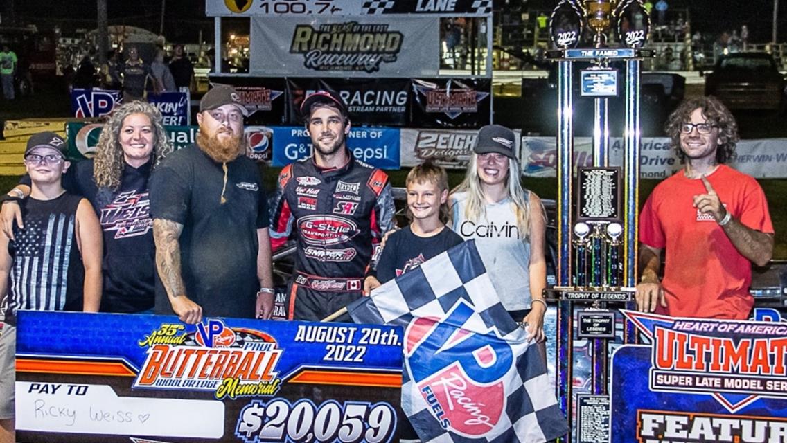 Richmond Raceway (Richmond, KY) – Ultimate Heart of America Series – Butterball Wooldridge Memorial – August 19th-20th, 2022. (Jimmy Pittman photo)