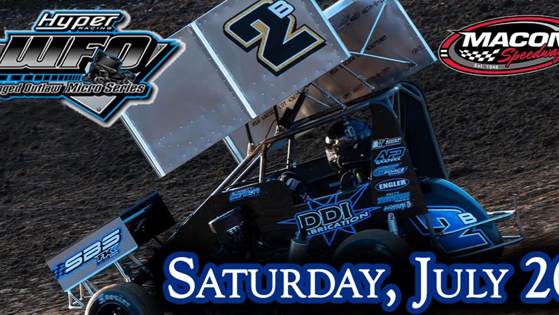 WFO Micro Series to Debut at Macon Speedway with Weekly Racing July 20