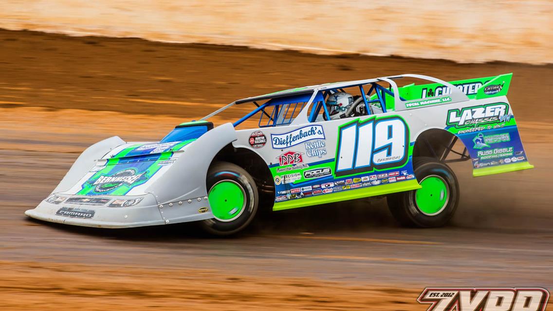 Dirt Track at Charlotte (Concord, NC) – World of Outlaws Morton Buildings Late Model Series – World Finals – November 5th-6th, 2021. (Zach Yost photo)