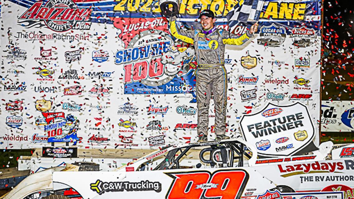 After a wild Show-Me 100, Moran declared the winner after Thornton's post-race penalty
