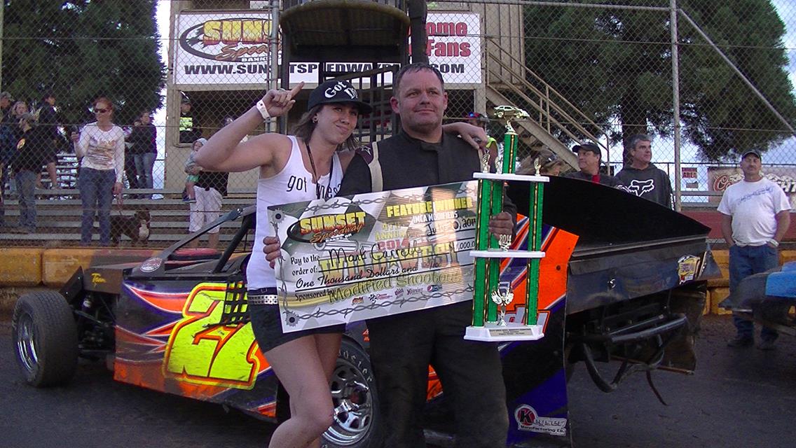 Mark Carrell Wins Round #2 Of WWMS At Sunset Speedway Park