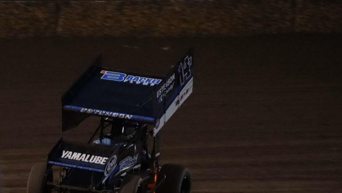Estenson Caps Memorial Day Weekend With Top-10 Outing at Huset’s Speedway