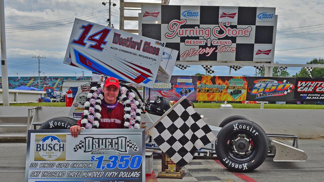 Jeffrey Battle Brings Home Career First Oswego Victory in Busch 350 Supermodified Classic 35