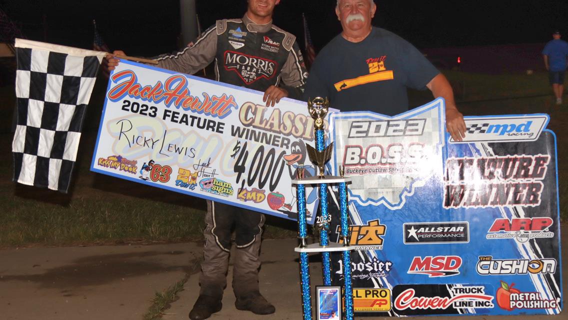 LEWIS WINS THE 14TH ANNUAL JACK HEWITT NIGHT AT WAYNESFIELD