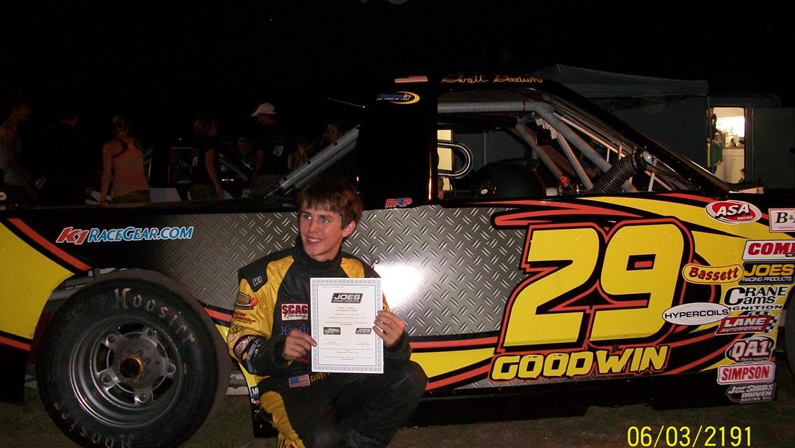 Goodwin Comes Close to First Truck Victory!