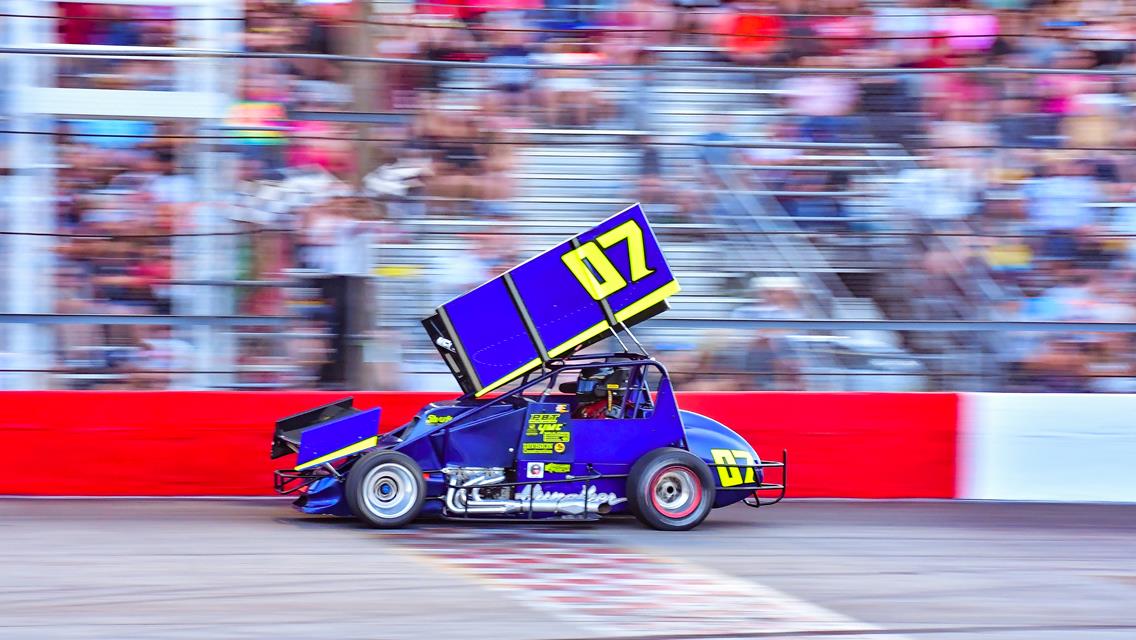 Nelson Speeds to Sprint Car Win