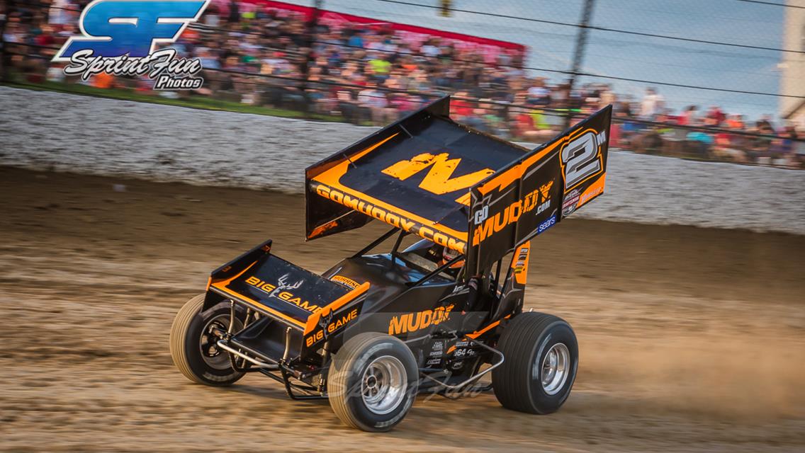 Madsen Guides Big Game Motorsports to World of Outlaws Win at Salina Highbanks