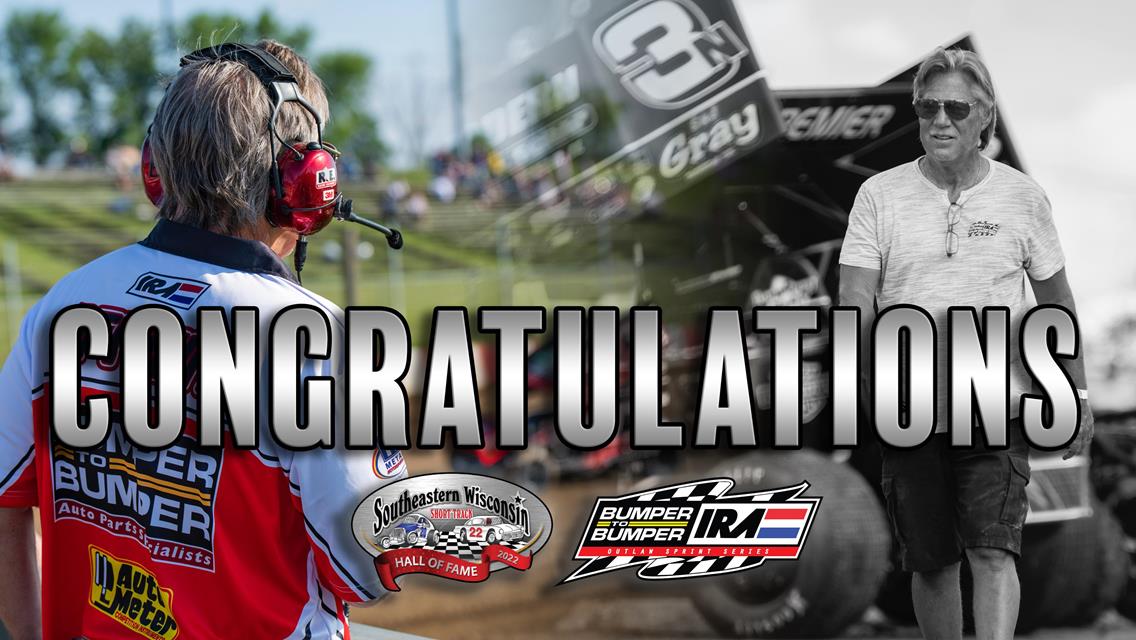Congratulations Steve Sinclair, Southeastern Wisconsin Short Track Hall of Fame Inductee