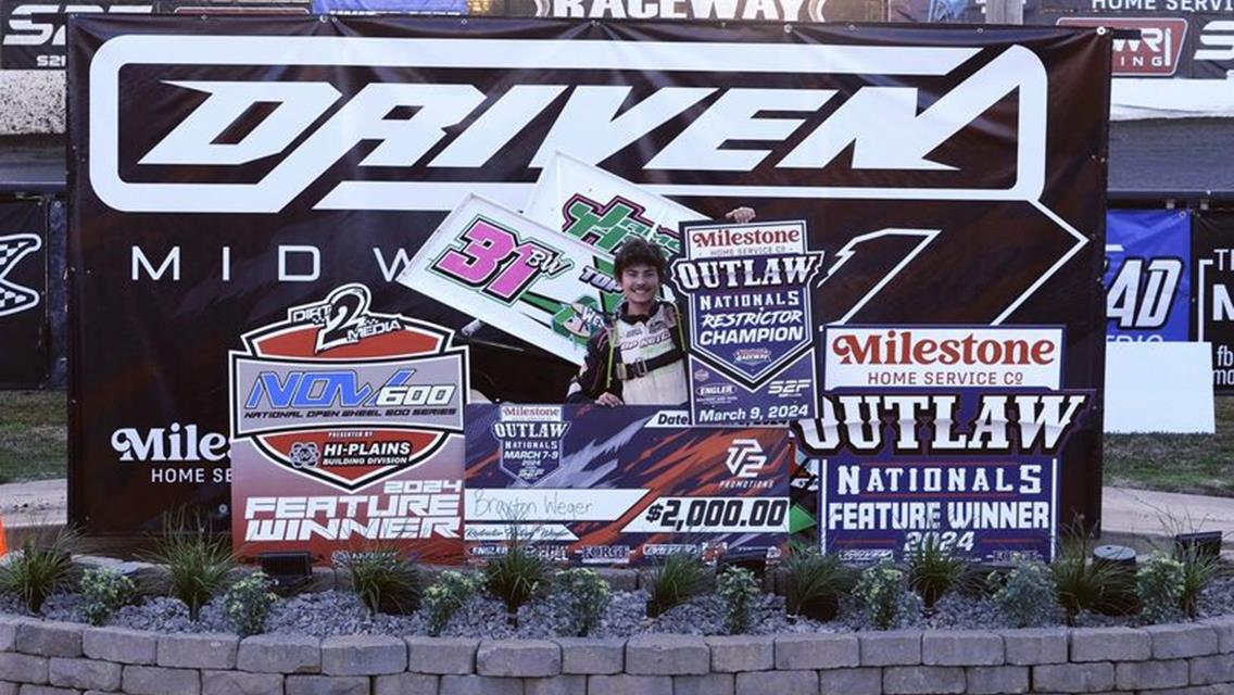 Cole Tinsley Captures Milestone Home Service Outlaw Nationals $10,000 Payday At Port City!