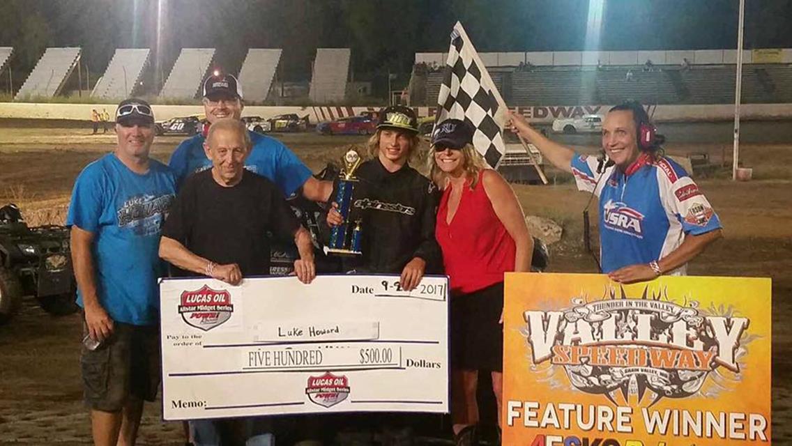 HOWARD VICTORIOUS IN ALLSTAR MIDGET
