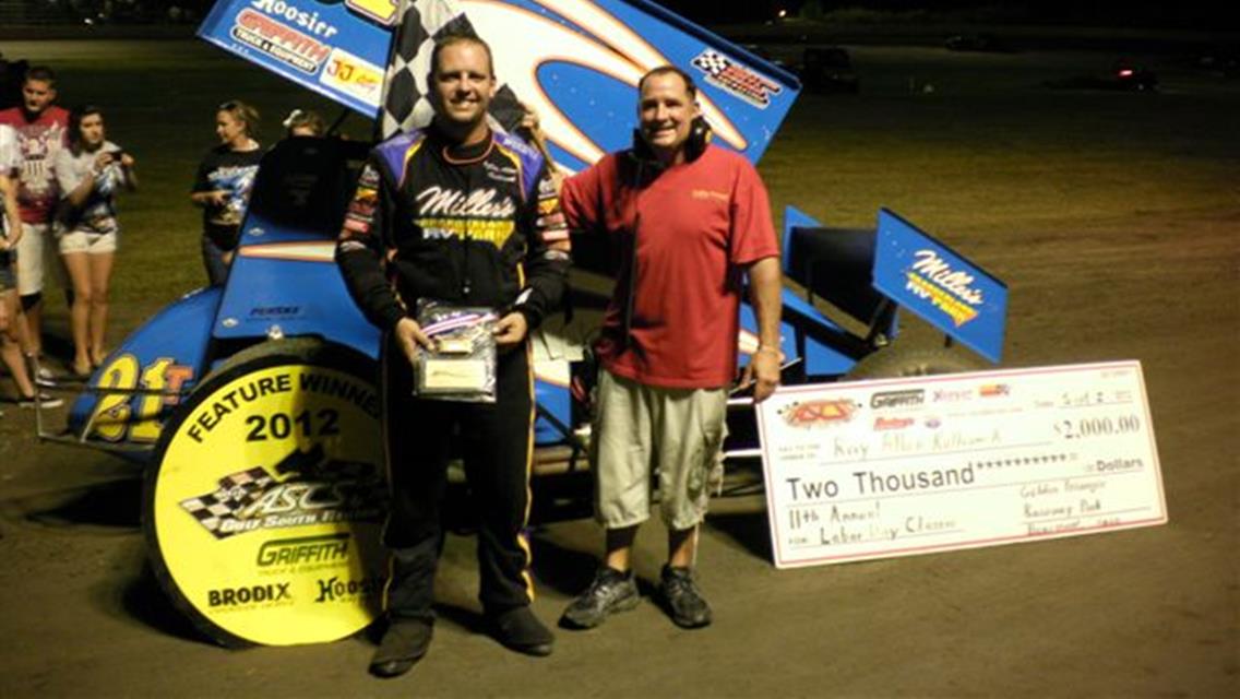 Kulhanek on top at Golden Triangle