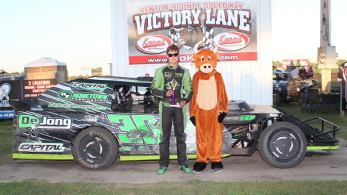 Stewart scores first Benton County Speedway victory
