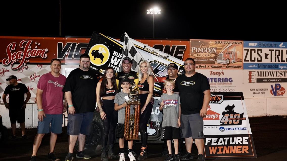 Dobmeier, Moser and Ballenger Post Wins on Hall of Fame Night Presented by Seal Pros at Huset’s Speedway