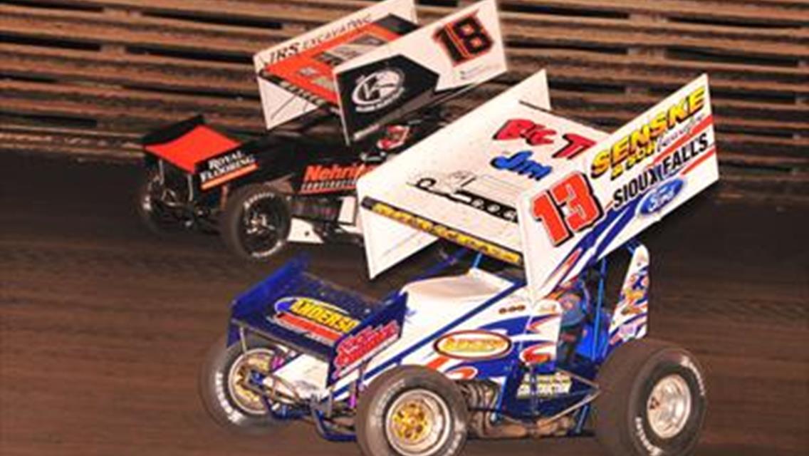 Mark racing with Ian Madsen earlier in the year