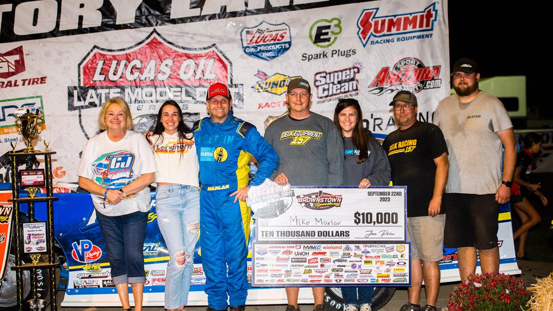 Brownstown Speedway (Brownstown, IN) – Lucas Oil Late Model Dirt Series – Jackson 100 – September 22nd-23rd, 2023. (Heath Lawson photo)