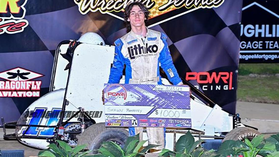 Shawn Mahaffey Snags Port City Raceway Opening Night Win with POWRi Outlaw Micros