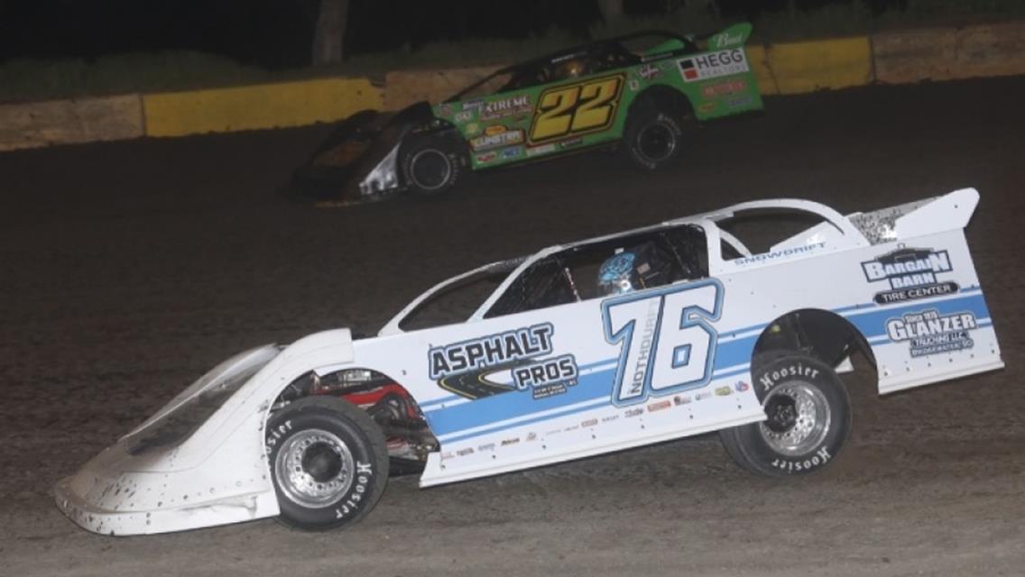 Podium finish with Tri-State Late Models at Rapid Speedway