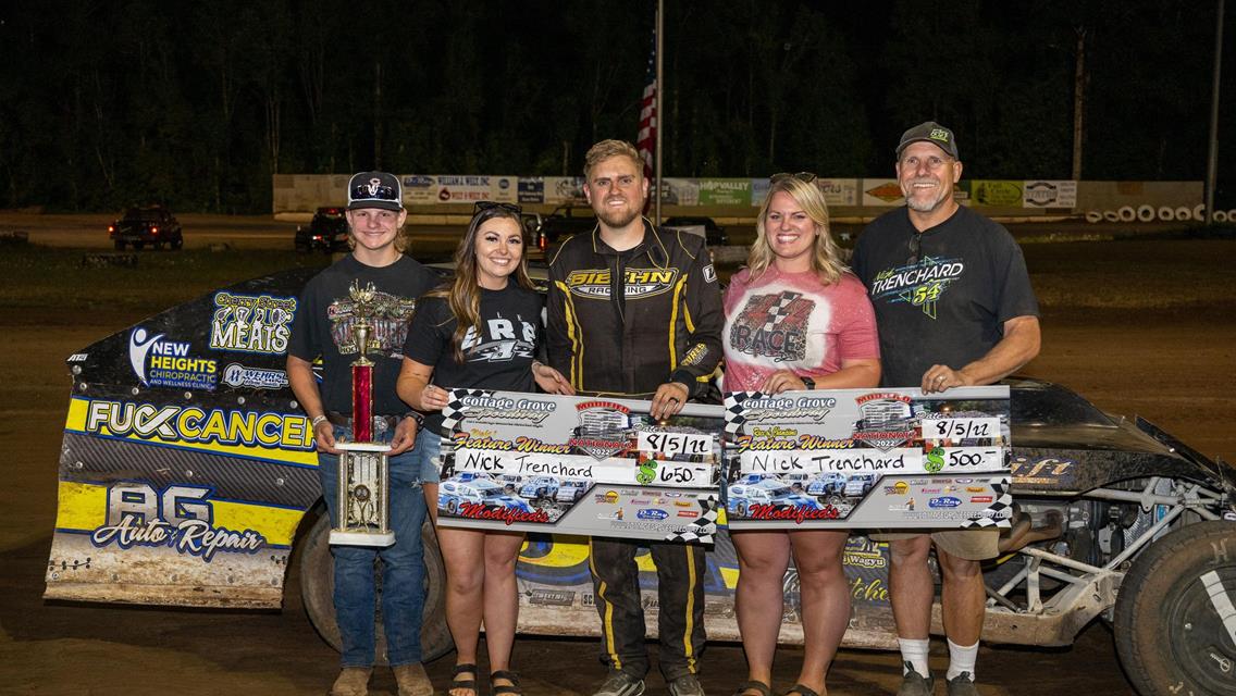 Trenchard Wins Opening Night Of Mark Howard Memorial Modified Nationals At Cottage Grove; A. Bloom Also Victorious