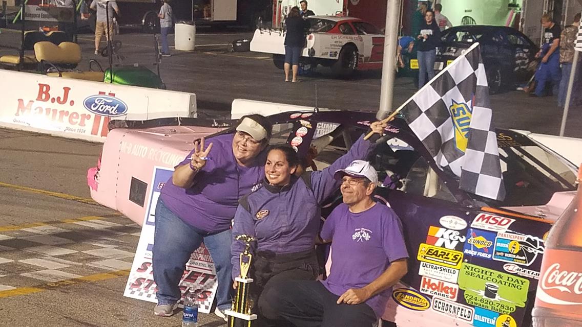 Lauren Butler Goes Two For Two At Jennerstown Speedway Saturday Night