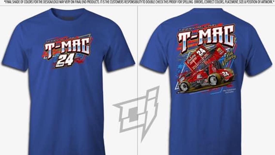 NEW TMAC 24 &quot;Old Money&quot; T-Shirts Now available at track and online.