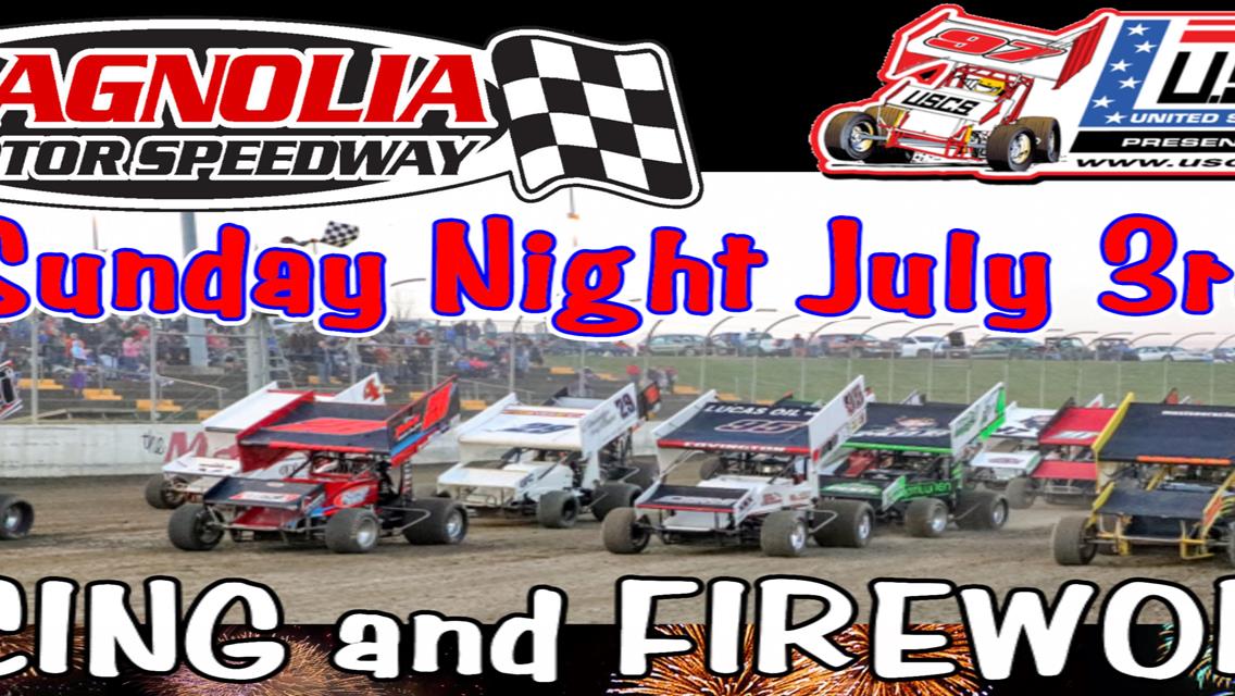 Magnolia Motor Speedway Set for Racing on Sunday, July 3; Plus FIREWORKS!