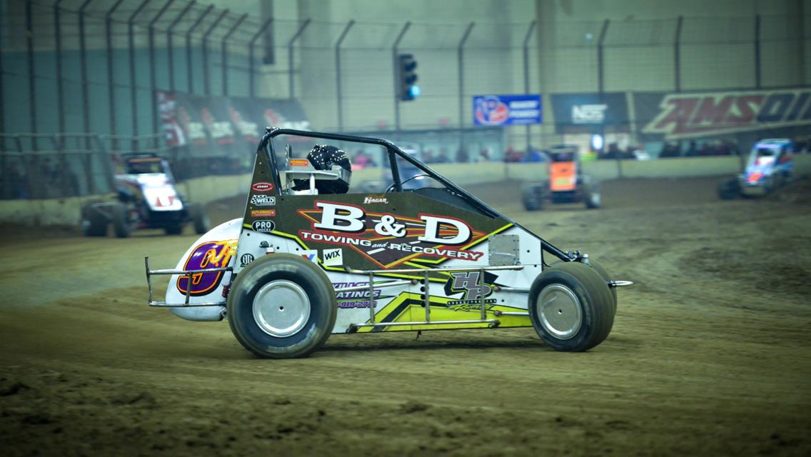 Hagar Powers to Career-Best Midget Finish During USAC’s Junior Knepper 55