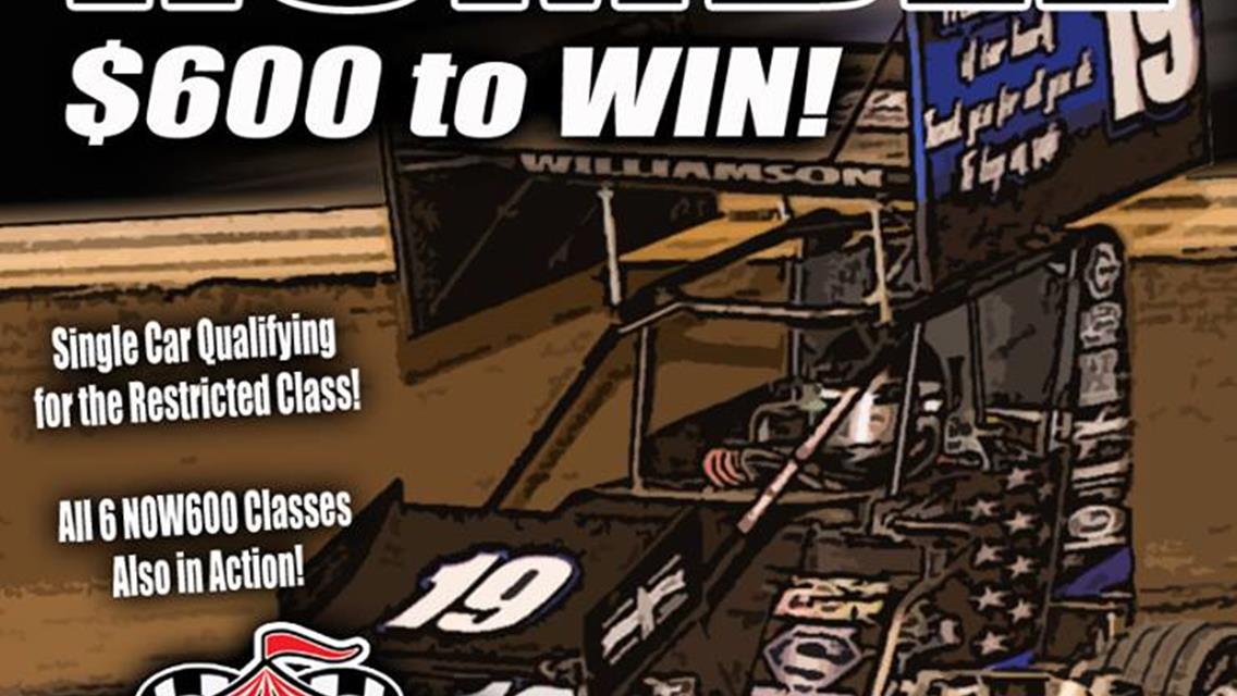 Restrictors Races for $600 Saturday at Circus City Speedway Along with NOW600 Weekly Racing
