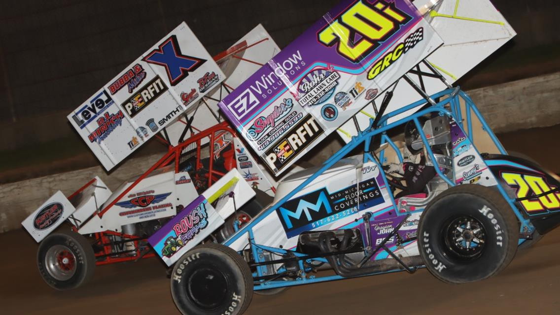 JAY STEINEBACH WINS FIRST EVER FEATURE ON THE LAST POINTS RACE