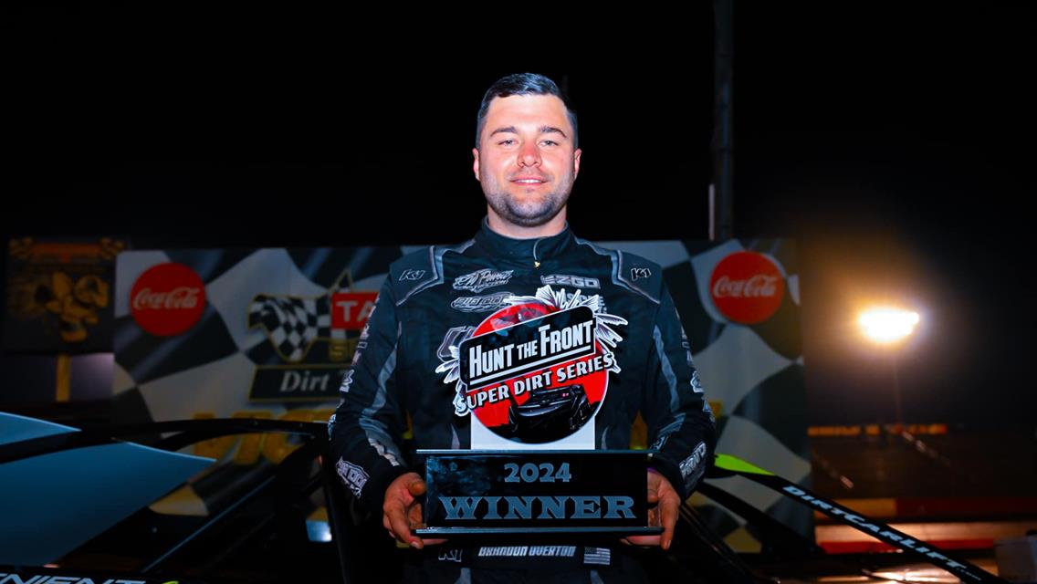 Brandon Overton takes Hunt the Front Super Dirt Series opener at Talladega Short Track