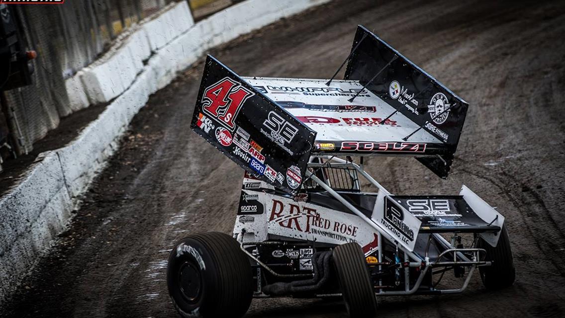 Dominic Scelzi Starts Strong During World of Outlaws Show at Bakersfield
