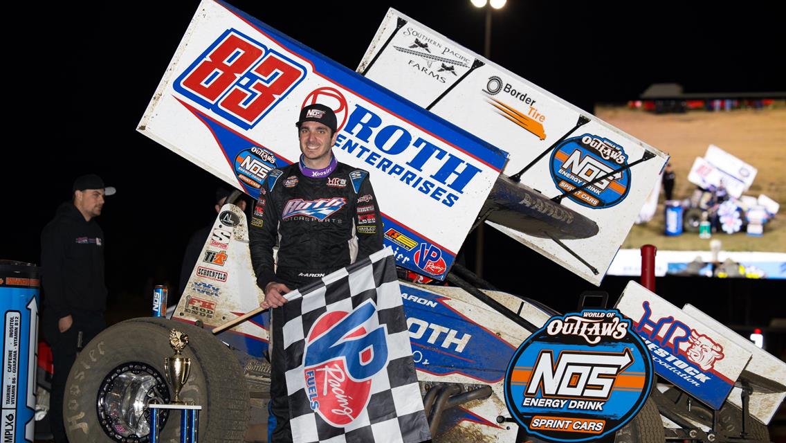 Reutzel Down South after First World of Outlaws Triumph aboard the Roth Motorsports Machine