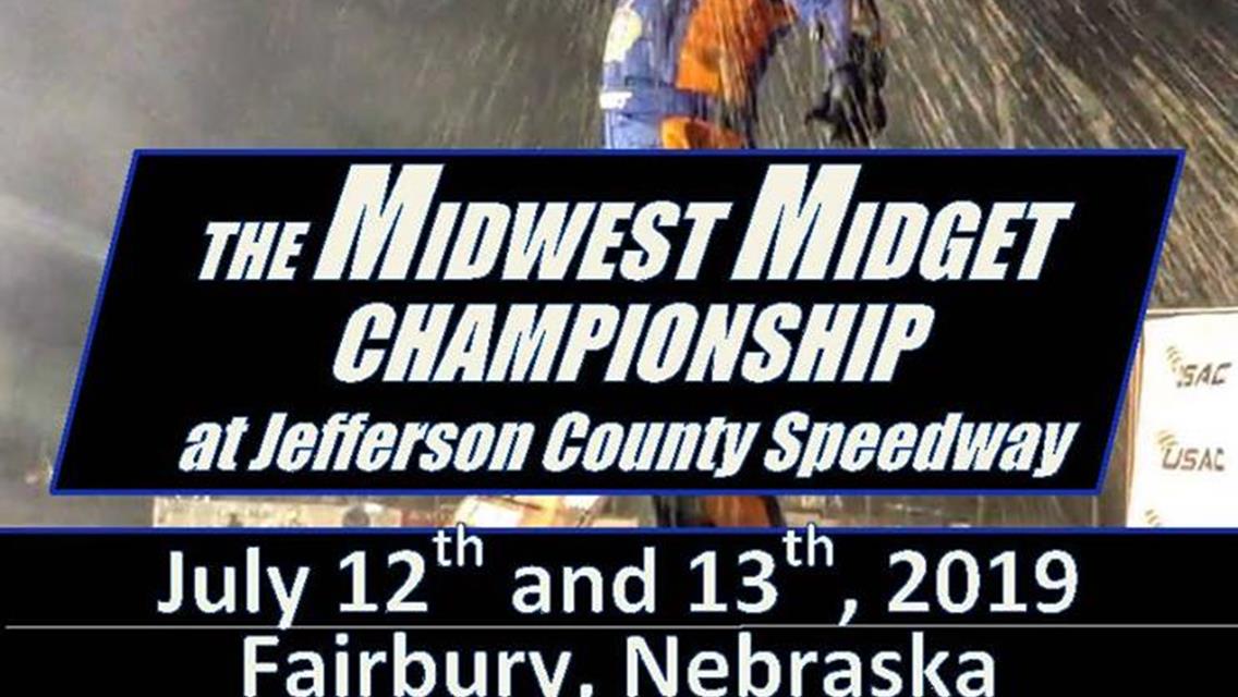 USAC Midgets Return to Jefferson County Speedway for Midwest Midget Championships on July 12-13