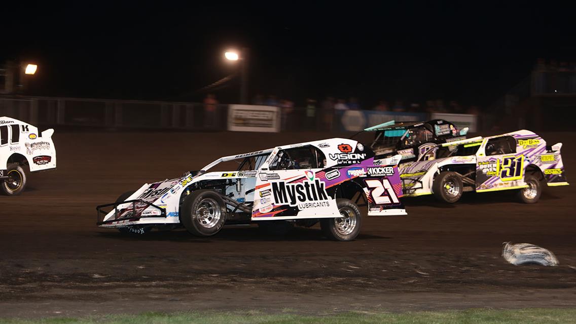 Alvarado claims season opener, along with Opheim, Reimers, Smith, and Clem