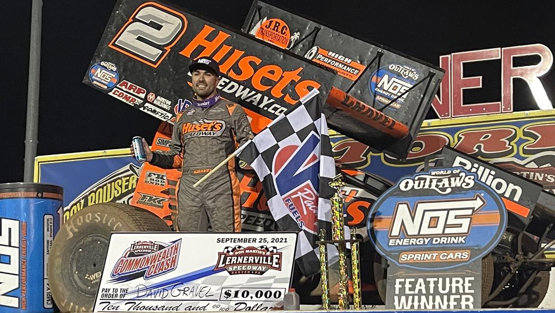 Gravel Leads Big Game Motorsports to 10th World of Outlaws Win of Season